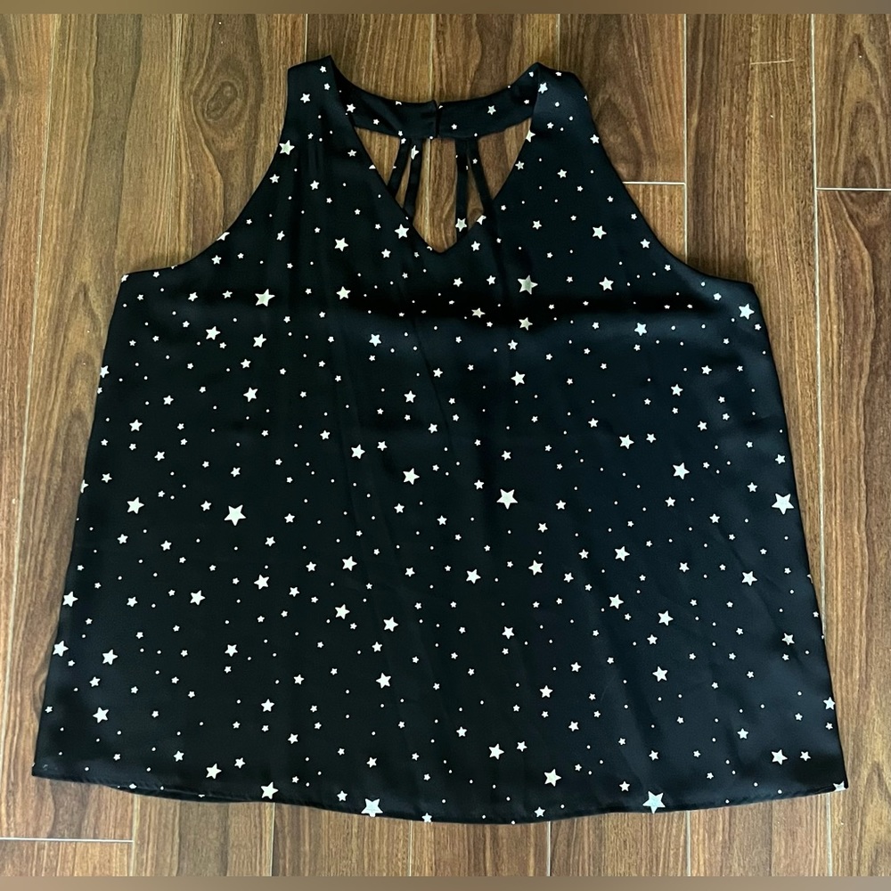 Halter top with silver stars
